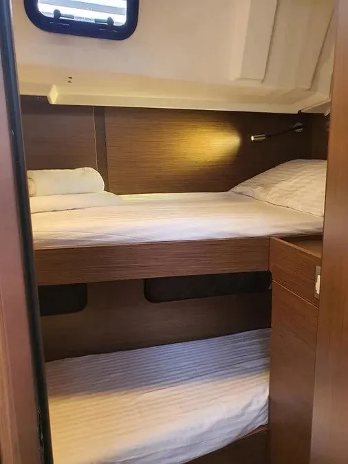 Cabin on Anemos, a Beneteau Oceanis 46.1 sailboat at Volos Municipality, Greece