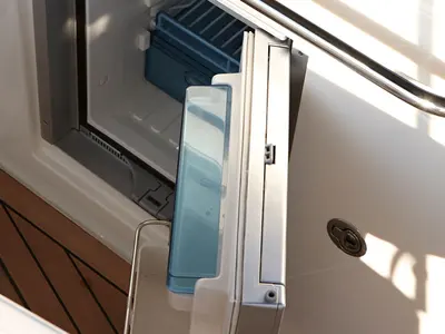 Galley of Quicksilver 805, a Quicksilver Activ 805 Cruiser motorboat at Tribunj, Croatia