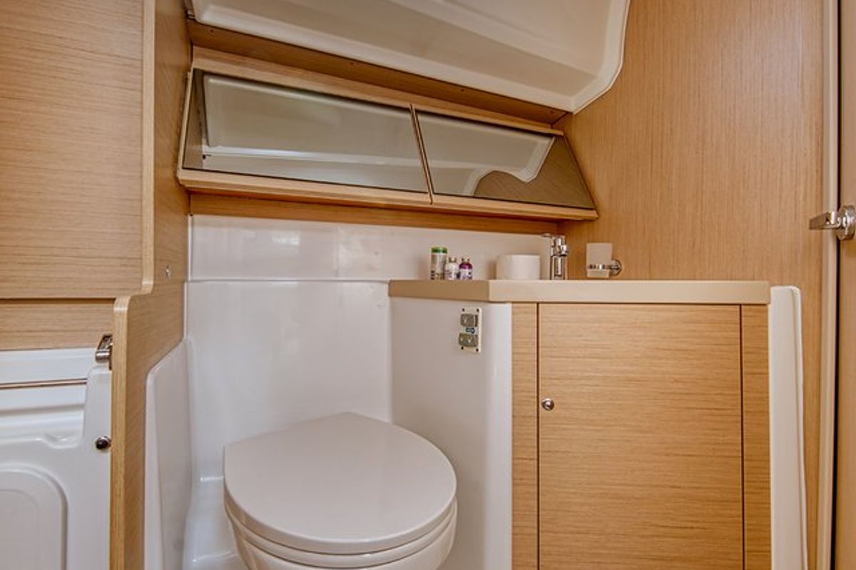 Head on Aurelia, a Beneteau Oceanis 40.1 sailboat at Dubrovnik, Croatia