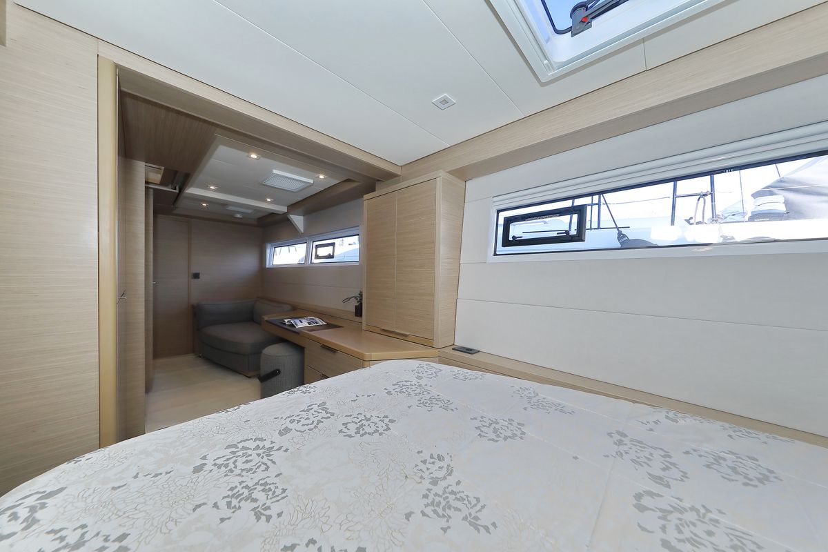 Cabin on SERENDIPITY, a Lagoon 51 catamaran at Općina Sukošan, Croatia