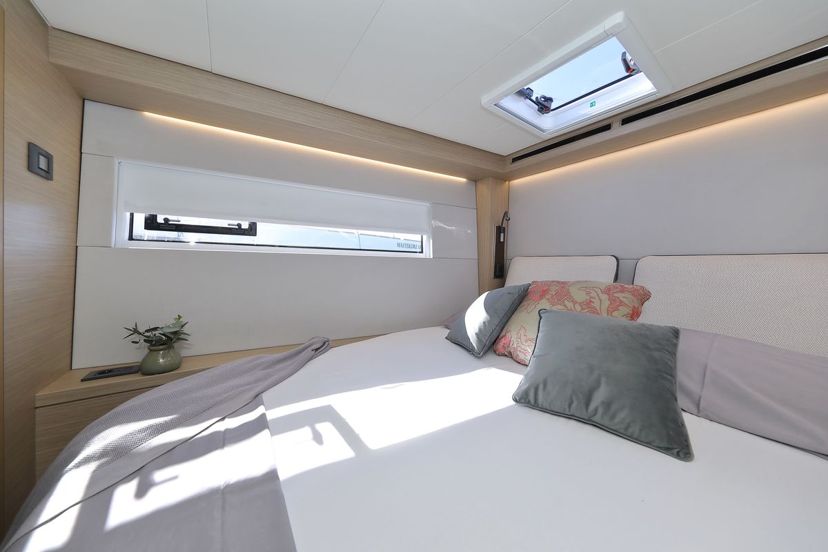 Cabin on SERENDIPITY, a Lagoon 51 catamaran at Općina Sukošan, Croatia