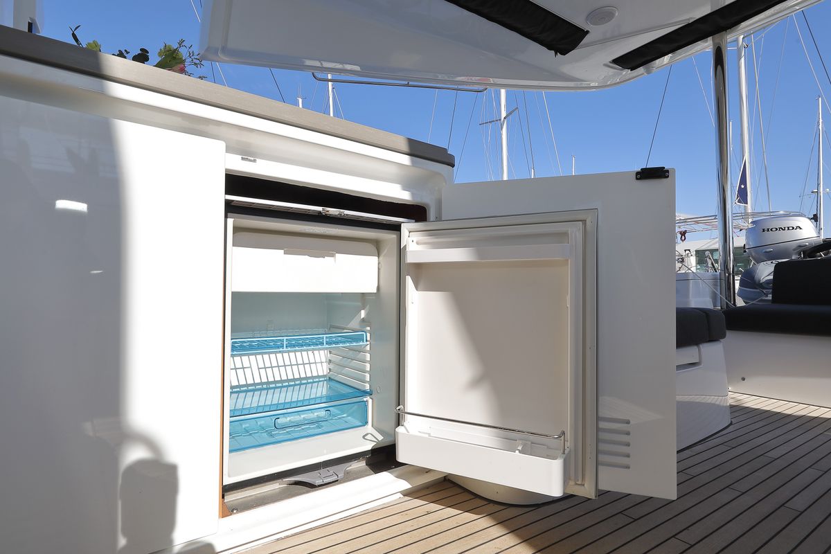 Galley of SERENDIPITY, a Lagoon 51 catamaran at Općina Sukošan, Croatia