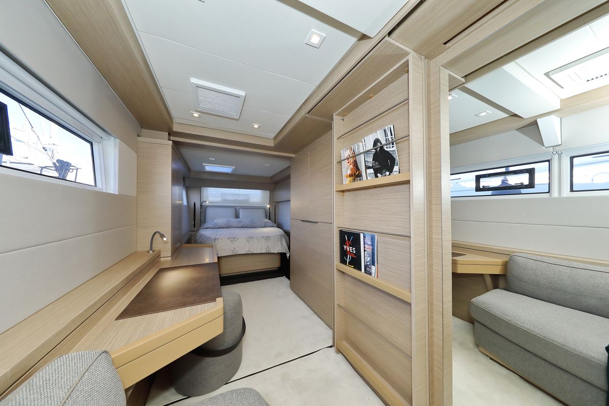 Cabin on SERENDIPITY, a Lagoon 51 catamaran at Općina Sukošan, Croatia