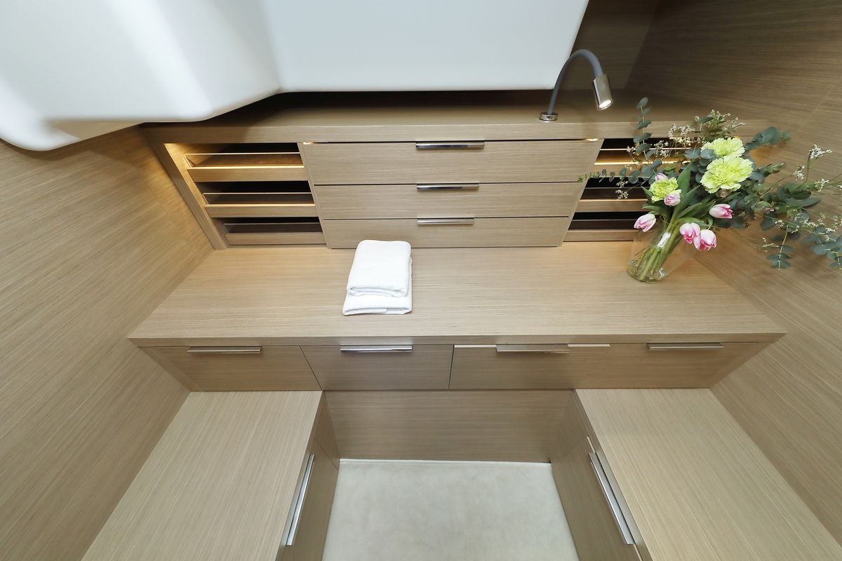Cabin on SERENDIPITY, a Lagoon 51 catamaran at Općina Sukošan, Croatia