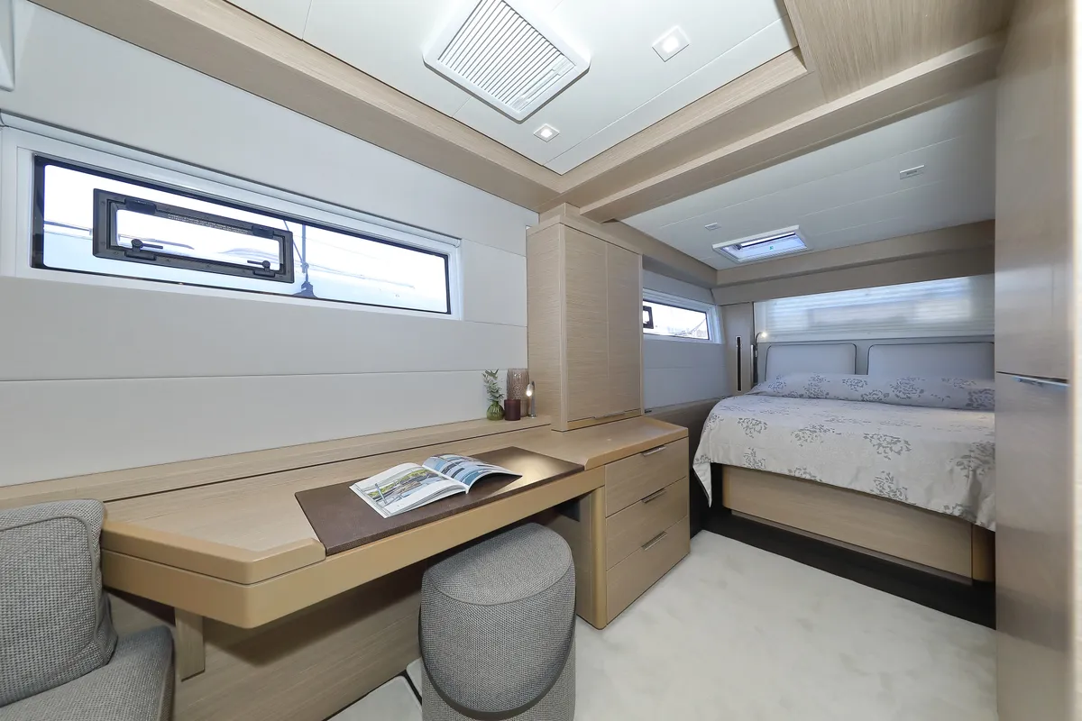 Cabin on SERENDIPITY, a Lagoon 51 catamaran at Općina Sukošan, Croatia