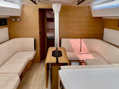 Salon of Loki, a Elan E6 sailboat at Pirovac, Croatia