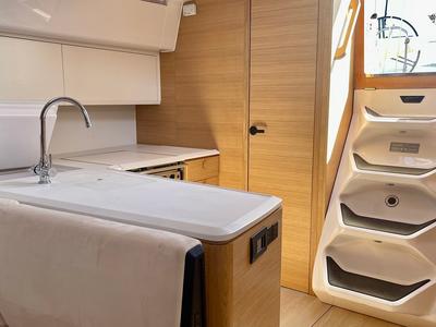 Galley of Loki, a Elan E6 sailboat at Pirovac, Croatia
