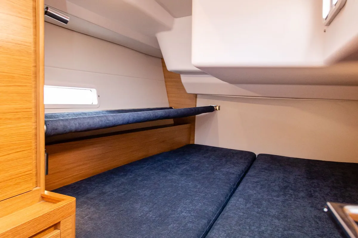 Cabin on Athena, a X-Yachts X4⁶ sailboat at Lavreotiki Municipal Unit, Greece