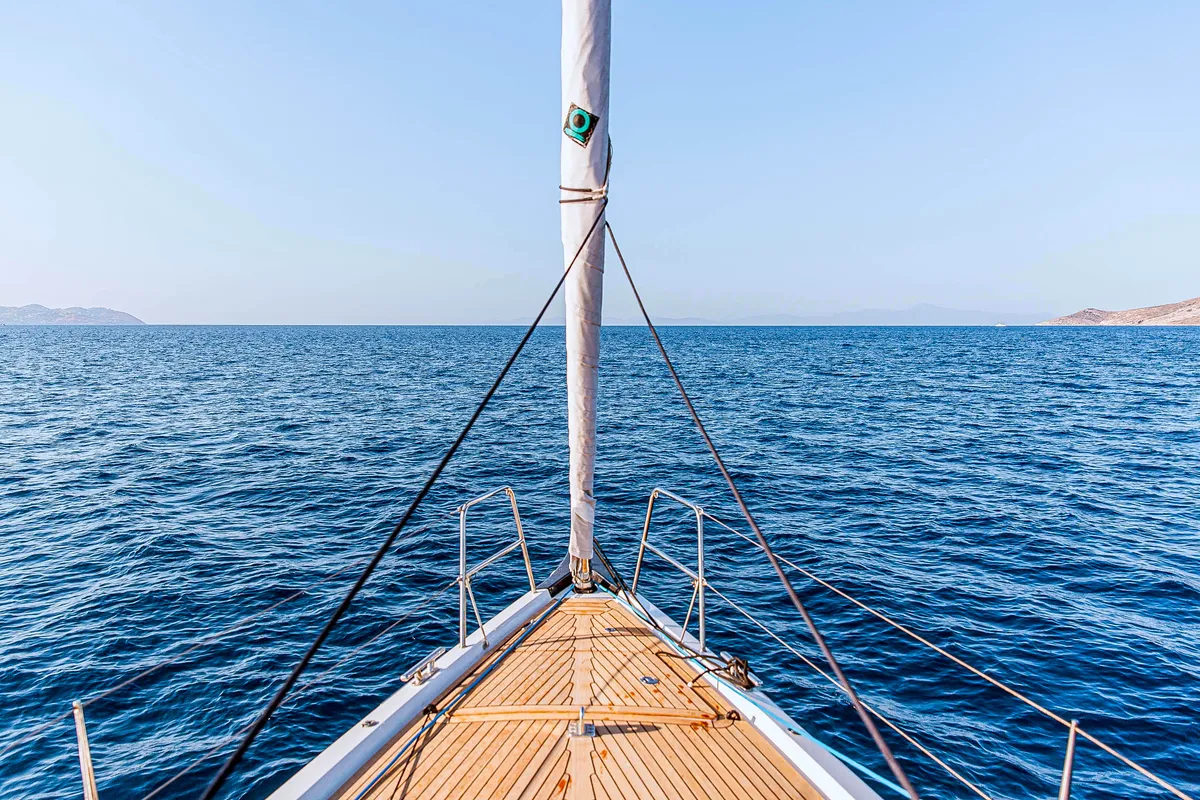 Exterior view of Athena, a X-Yachts X4⁶ sailboat at Lavreotiki Municipal Unit, Greece
