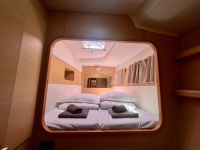 Cabin on Celia, a Lagoon 440 catamaran at Općina Marina, Croatia