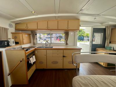 Galley of Celia, a Lagoon 440 catamaran at Općina Marina, Croatia
