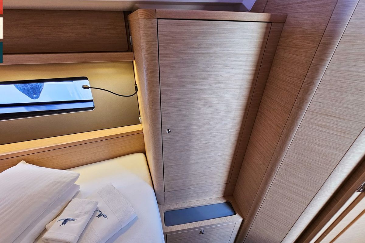Cabin on Kaya, a Dufour 41 sailboat at Općina Rogoznica, Croatia