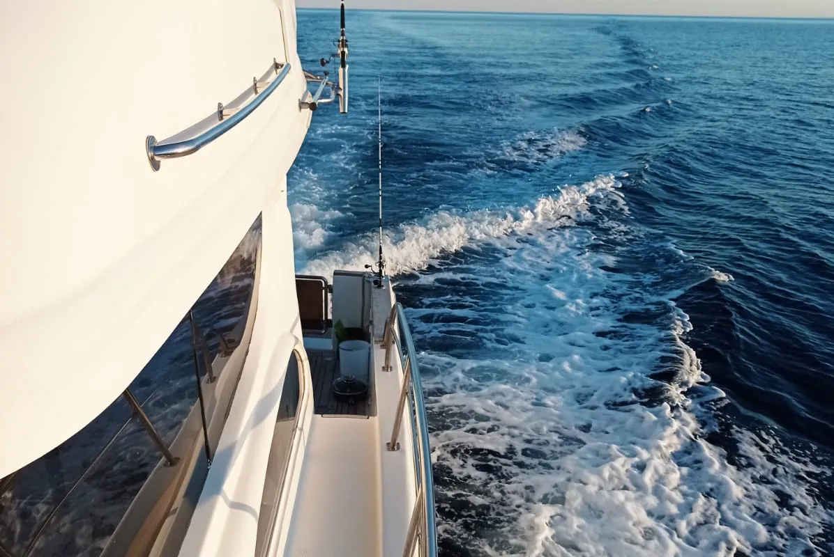 Deck of NN, a Altair 45 yacht at Grad Pula, Croatia