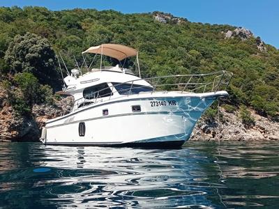 Exterior view of NN, a Altair 45 yacht at Grad Pula, Croatia