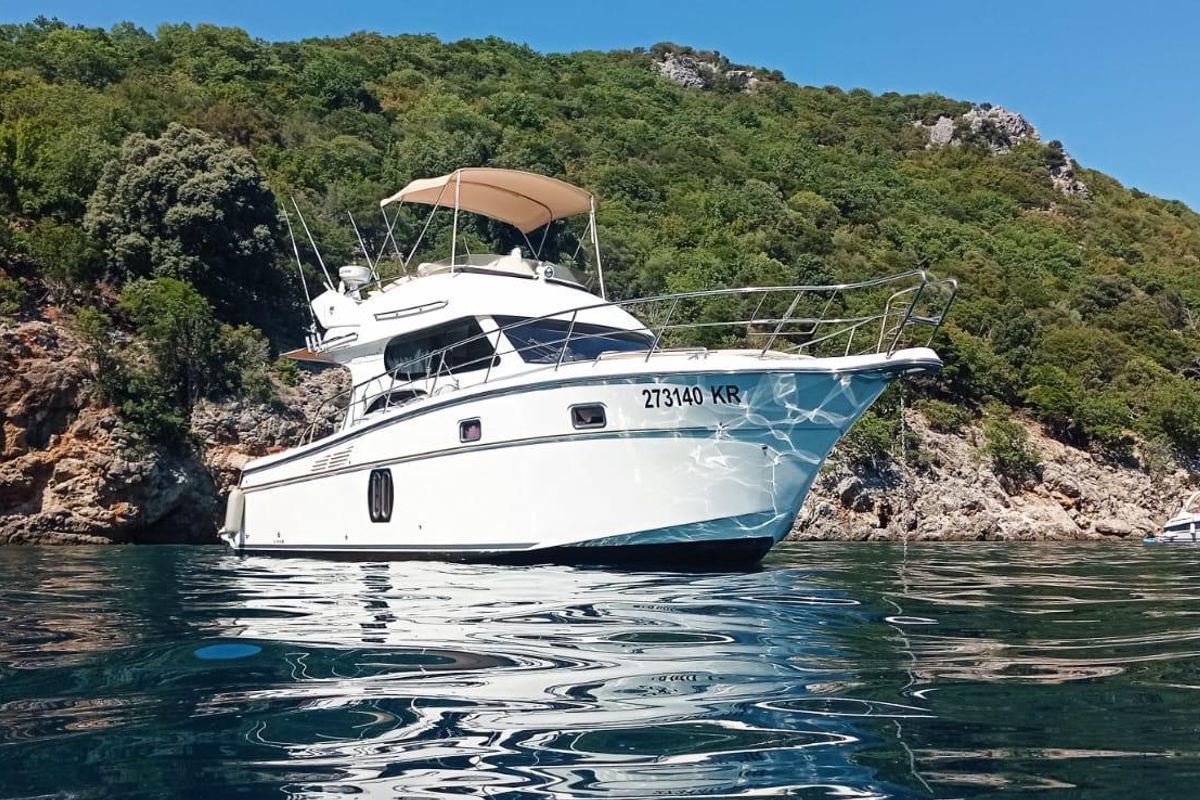 Exterior view of NN, a Altair 45 yacht at Grad Pula, Croatia