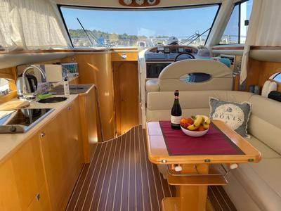 Salon of NN, a Altair 45 yacht at Grad Pula, Croatia