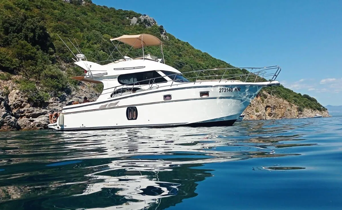 Exterior view of NN, a Altair 45 yacht at Grad Pula, Croatia