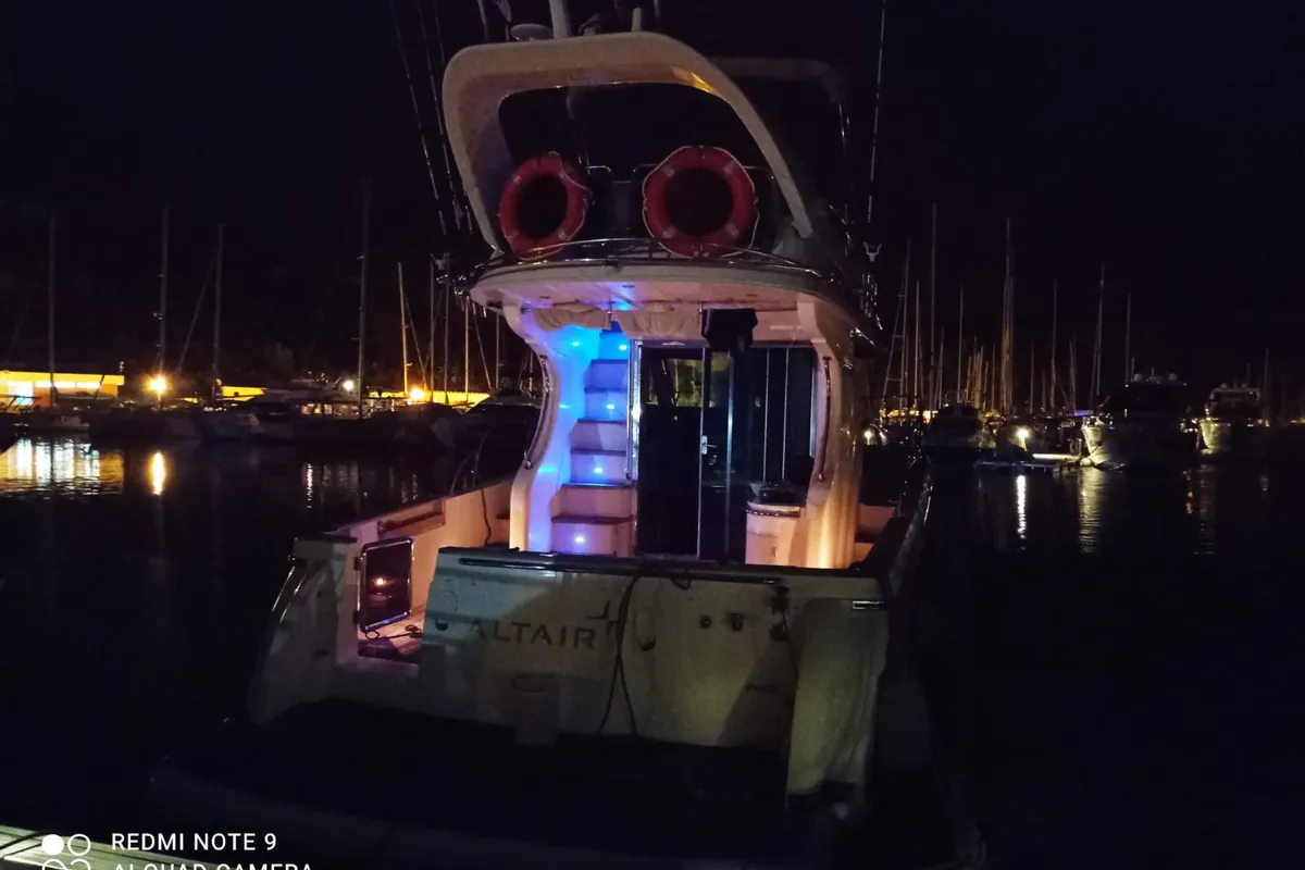 Exterior view of NN, a Altair 45 yacht at Grad Pula, Croatia