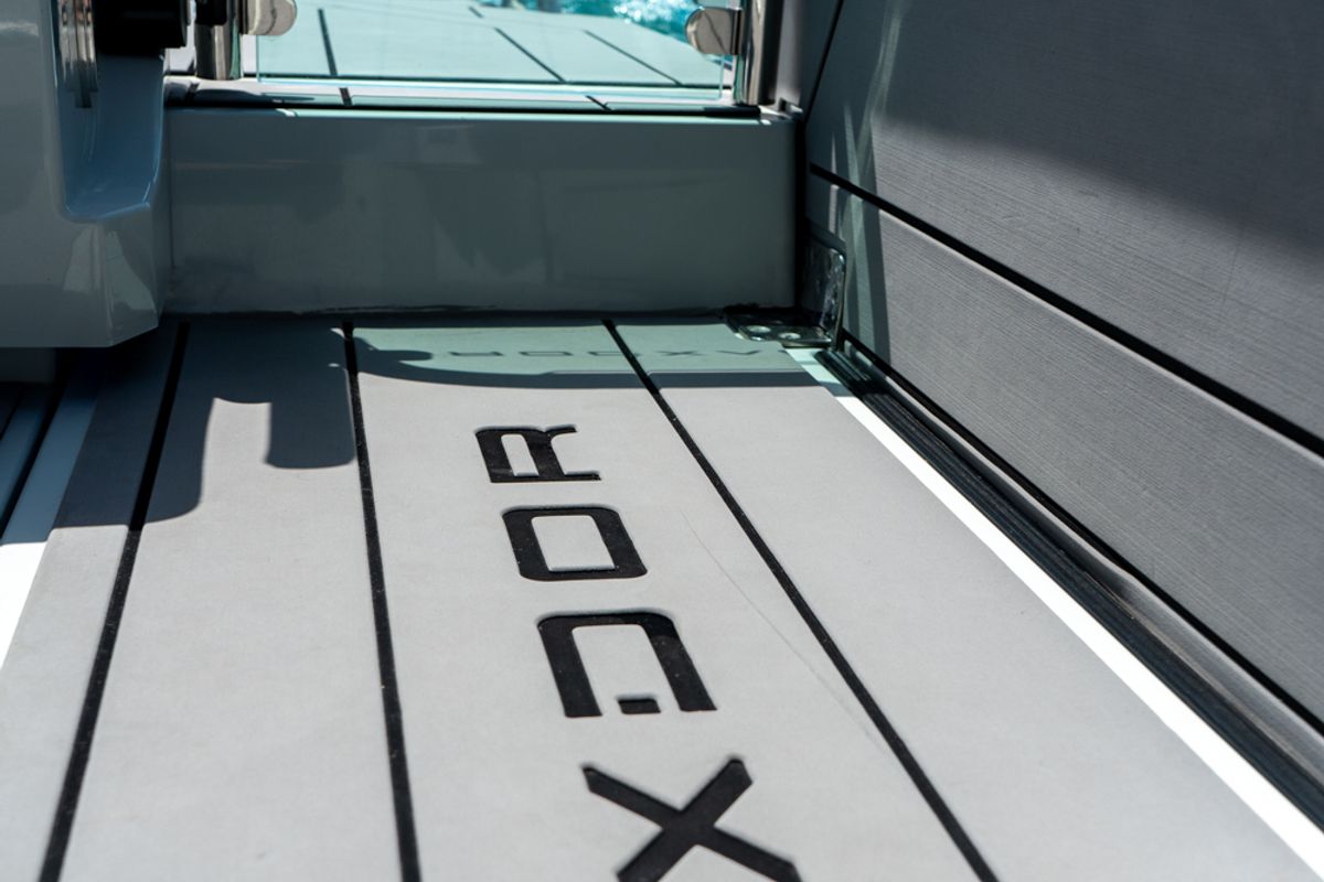Evdoxia, a Saxdor Yachts Saxdor 320 GTC motorboat at Athens, Greece