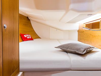 Cabin on Marion, a Hanse Yachts Hanse 455 sailboat at Dubrovnik, Croatia