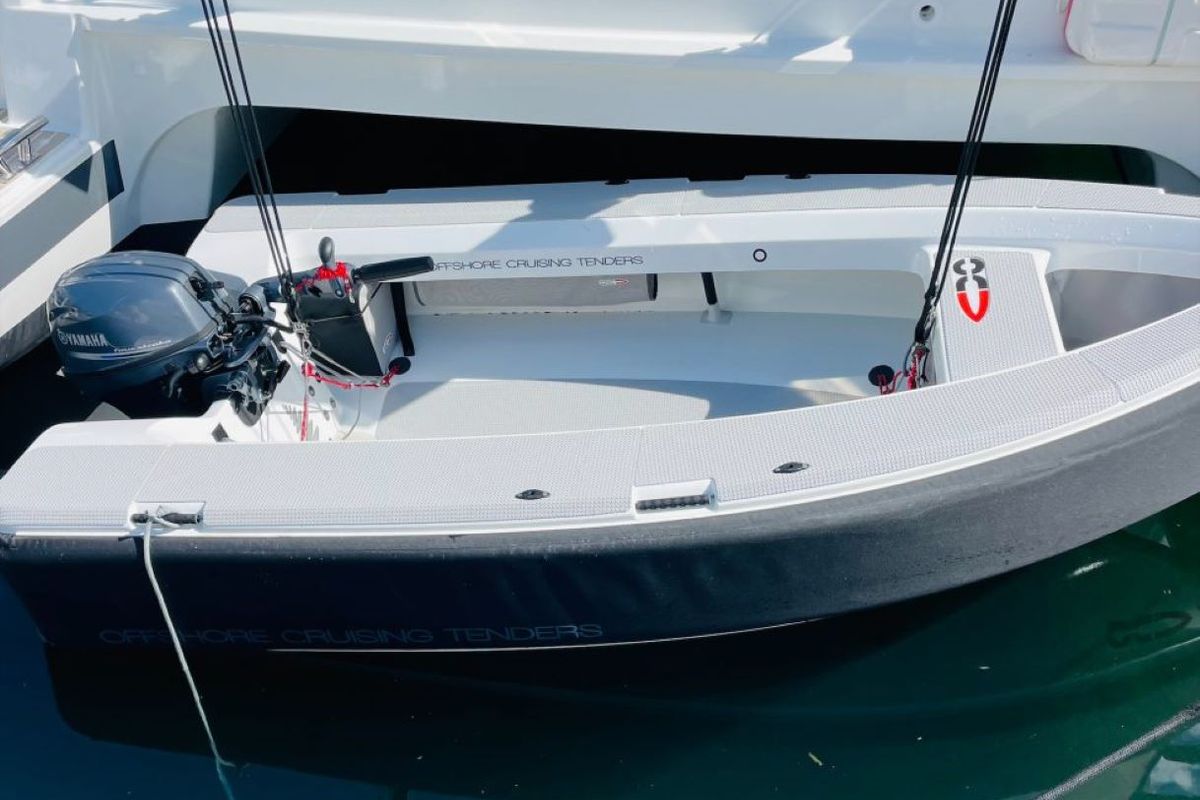 Scarlet Ibis, a Fountaine Pajot Isla 40 catamaran at Road Town, British Virgin Islands