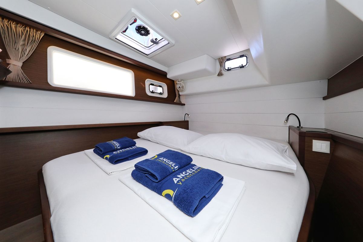 Cabin on Adriatic Queen, a Lagoon 450 S catamaran at Grad Biograd na Moru, Croatia