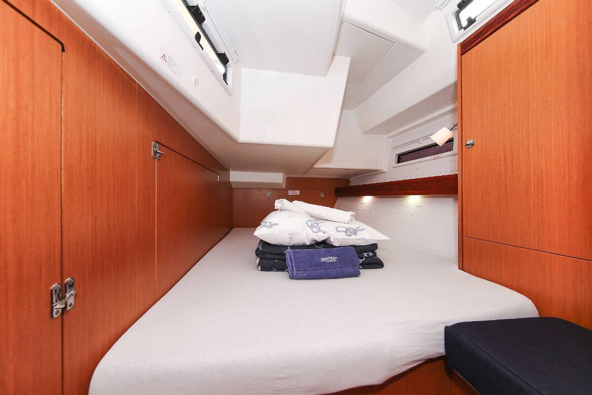 Cabin on Odysseas S, a Bavaria 50 sailboat at Salamina Municipal Unit, Greece