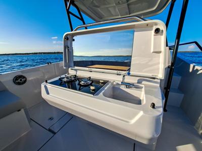 Galley of Ryck 280, a Ryck Yachts Ryck 280 motorboat at Grad Pula, Croatia