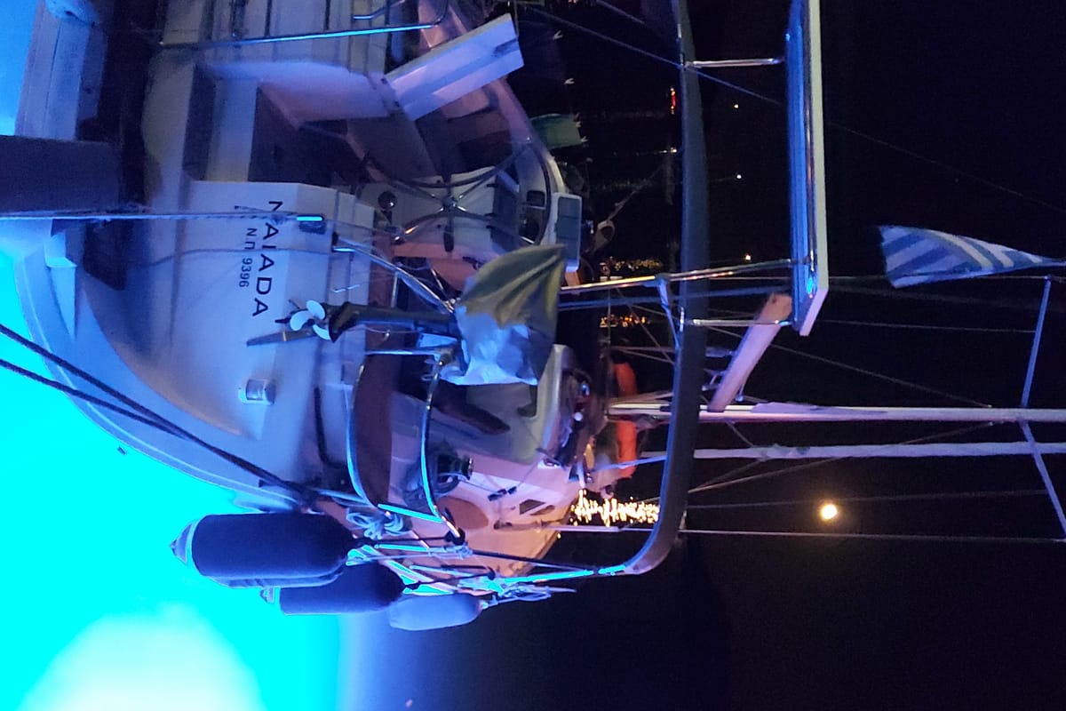 NAIADA , a Elan Impression 384 sailboat at Piraeus, Greece