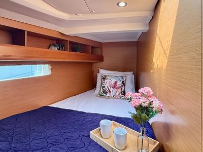 Cabin on Kefi, a Jeanneau Sun Odyssey 469 sailboat at Preveza, Greece