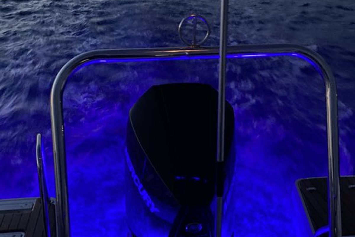 Sati, a Jeanneau Cap Camarat 7.5 DC motorboat at Fethiye, Turkey