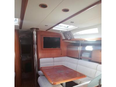 Salon of REN - TOTAL REFIT 2018, a Jeanneau Sun Odyssey 43  sailboat at Athens, Greece