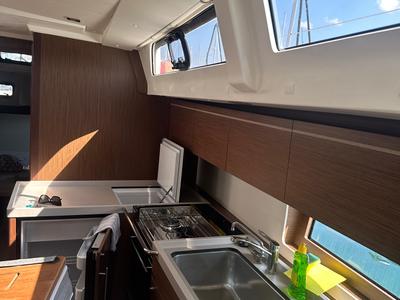 Galley of Dune, a Beneteau Oceanis 51.1 sailboat at Općina Rogoznica, Croatia