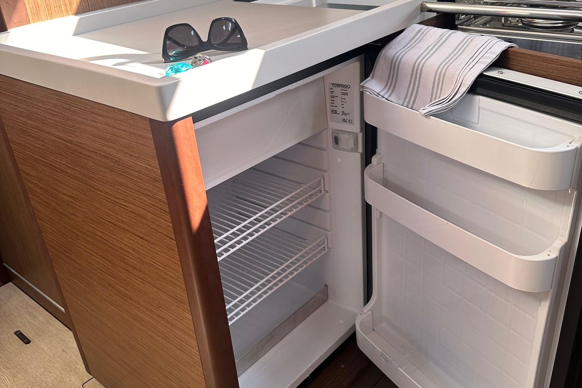 Galley of Dune, a Beneteau Oceanis 51.1 sailboat at Općina Rogoznica, Croatia