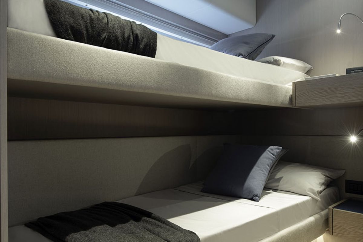 Cabin on Anna, a Ferretti Yachts 500 yacht at Podstrana - Miljevac, Croatia