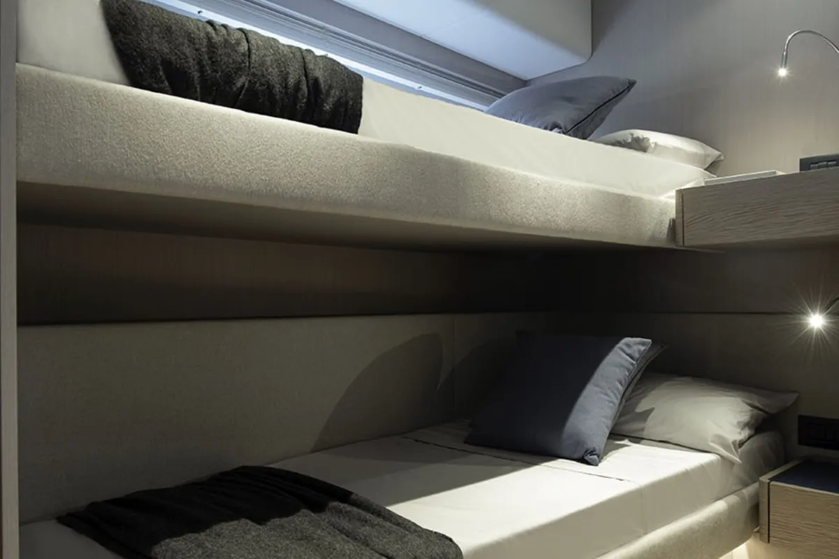Cabin on Anna, a Ferretti Yachts 500 yacht at Podstrana - Miljevac, Croatia