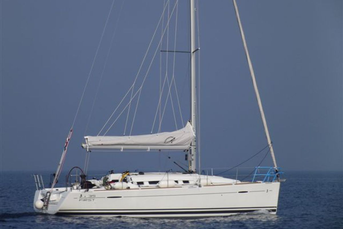 Exterior view of Leo, a Beneteau First 35 sailboat at Jezera, Croatia