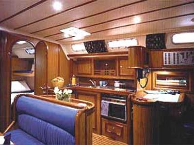 Galley of Joseph, a Ocean Star 51.2 sailboat at Athens, Greece