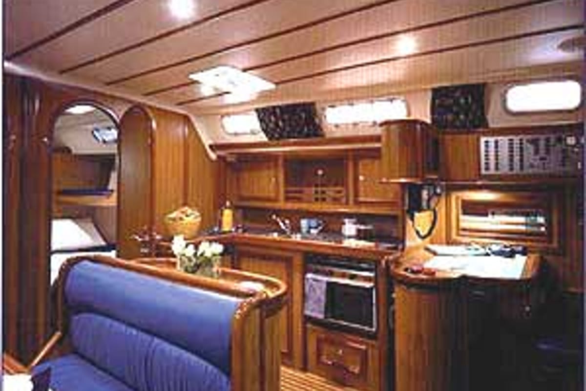 Galley of Joseph, a Ocean Star 51.2 sailboat at Athens, Greece