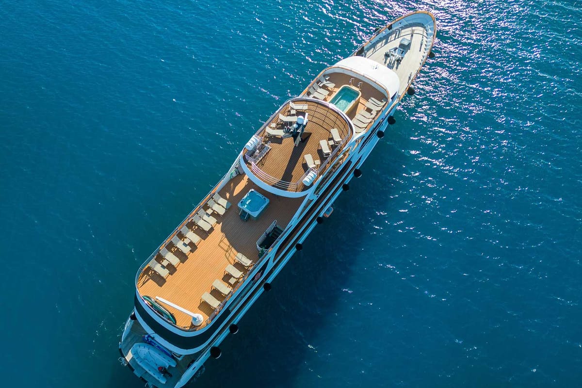 Exterior view of Adriatic King, a Gulet Motoryacht yacht at Split, Croatia