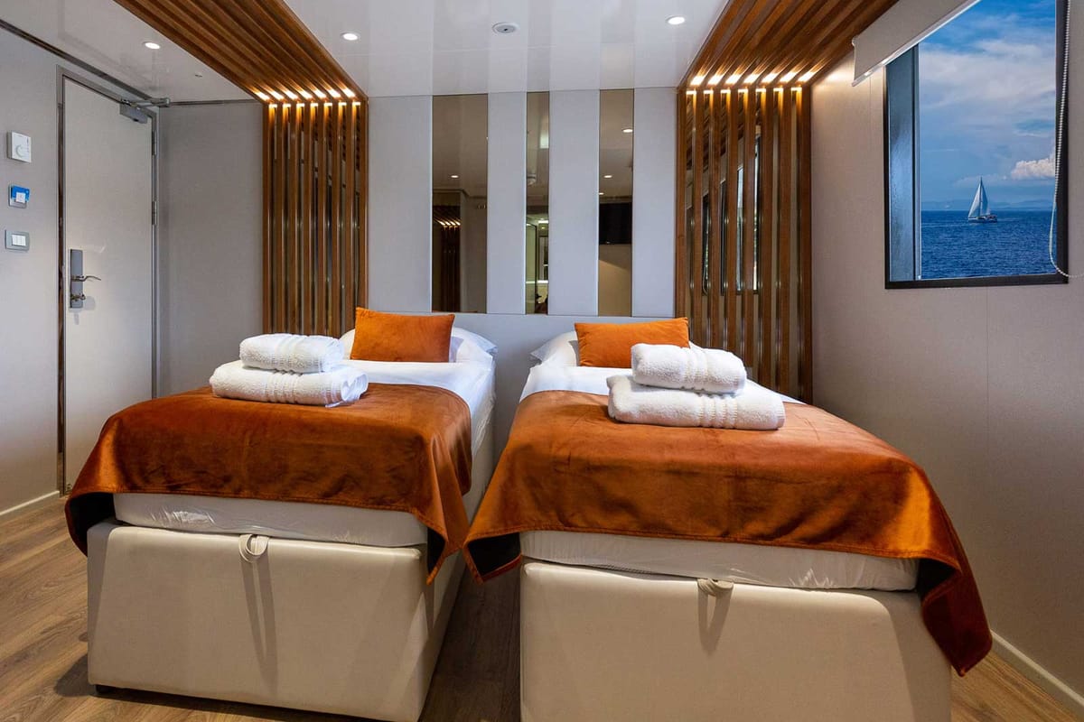 Cabin on Adriatic King, a Gulet Motoryacht yacht at Split, Croatia