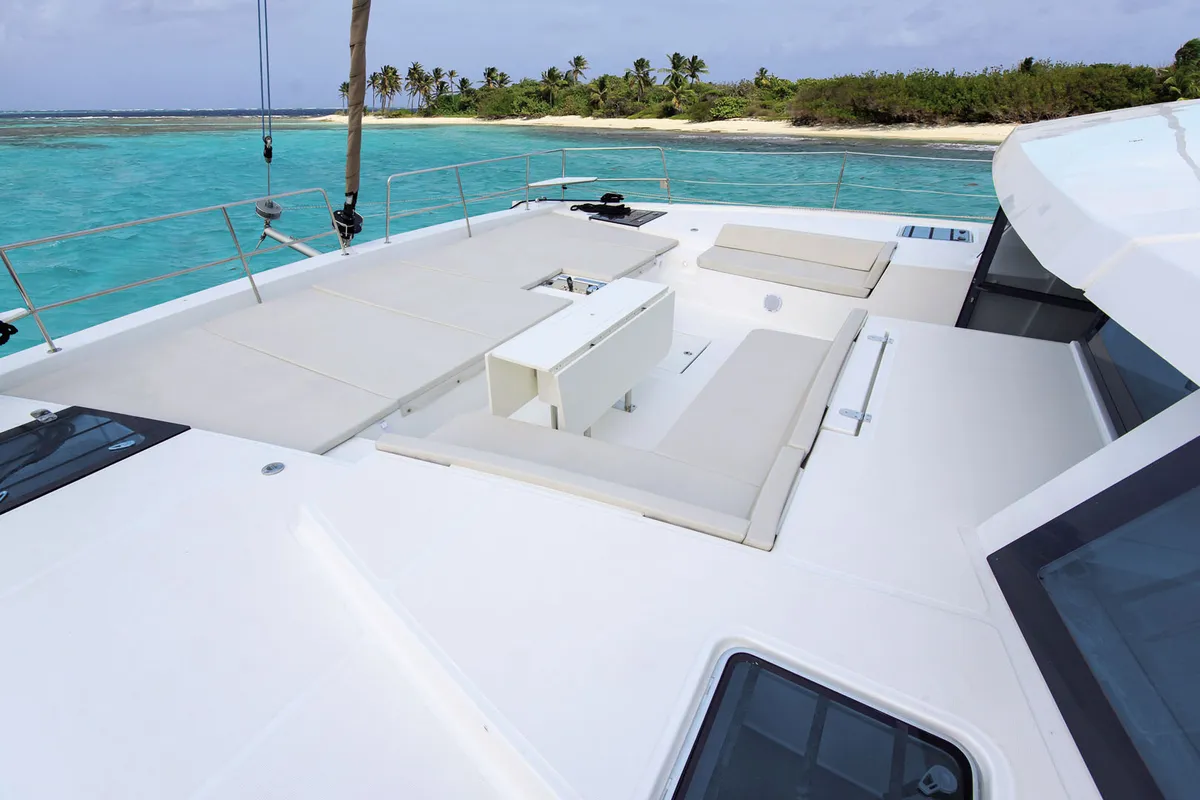 Didymos, a Bali Bali 5.4 catamaran at Palermo, Italy