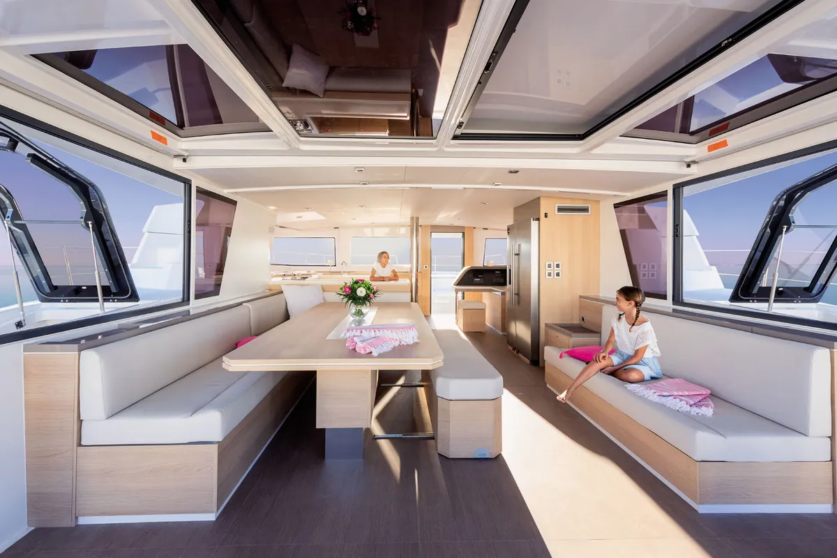 Didymos, a Bali Bali 5.4 catamaran at Palermo, Italy