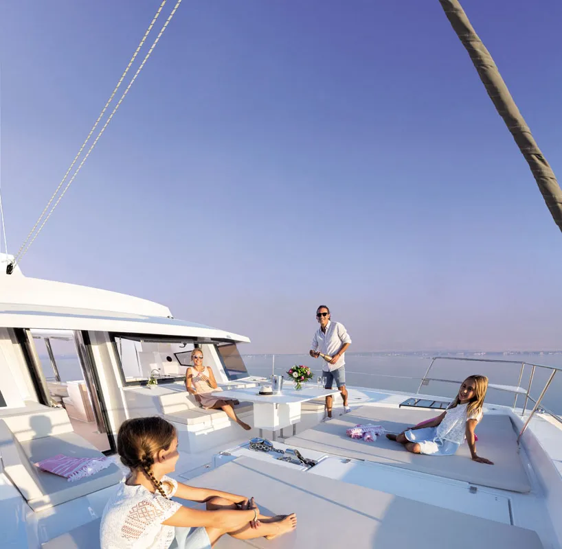Didymos, a Bali Bali 5.4 catamaran at Palermo, Italy