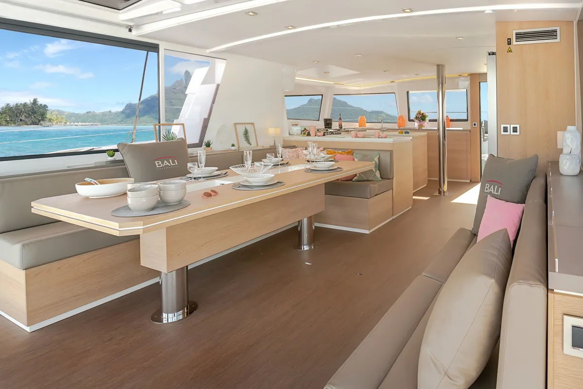 Didymos, a Bali Bali 5.4 catamaran at Palermo, Italy