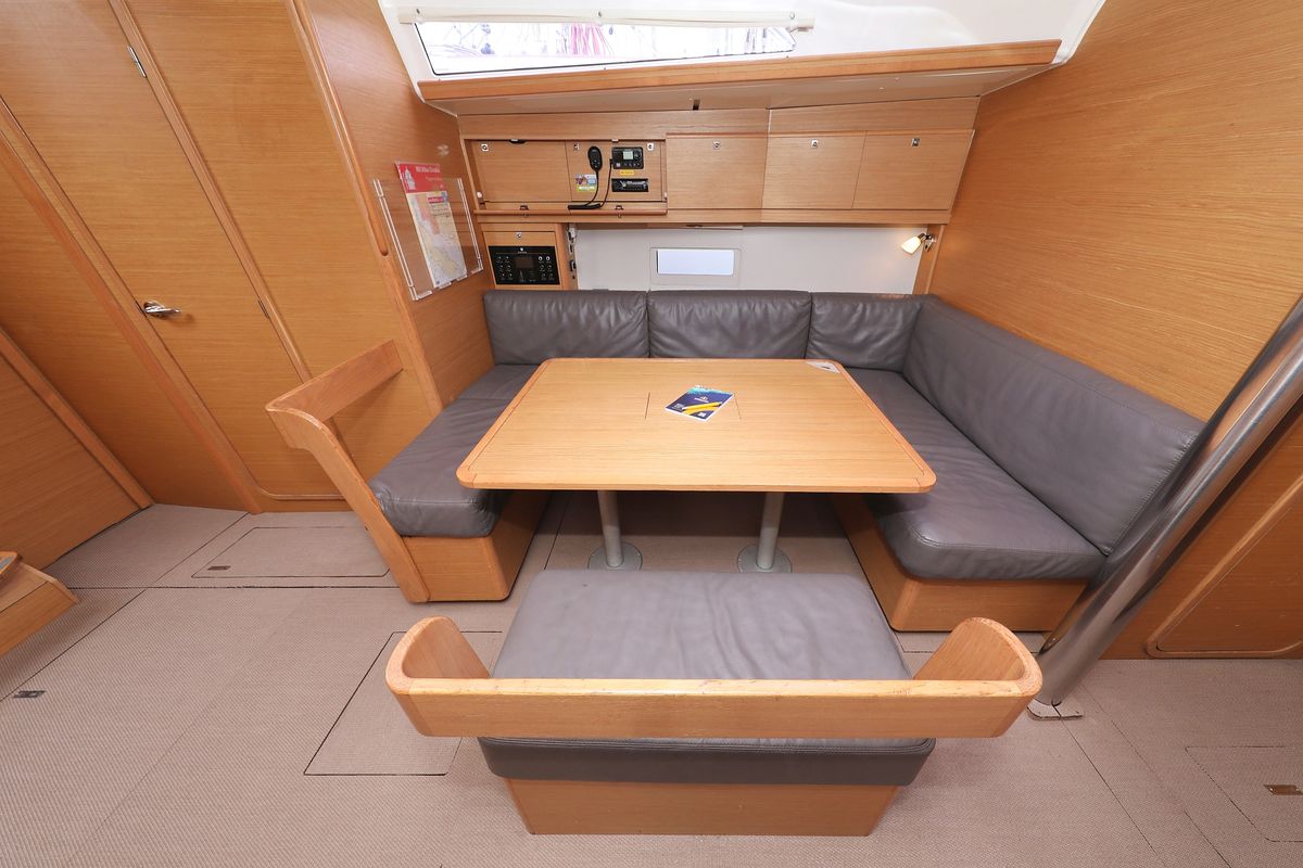Salon of Good Friends, a Dufour 430 GL sailboat at Grad Trogir, Croatia