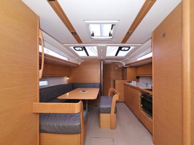 Salon of Good Friends, a Dufour 430 GL sailboat at Grad Trogir, Croatia