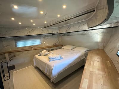 Cabin on Lagertha, a Custom Made MY Lagertha yacht at Fethiye, Turkey