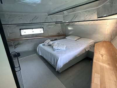 Cabin on Lagertha, a Custom Made MY Lagertha yacht at Fethiye, Turkey