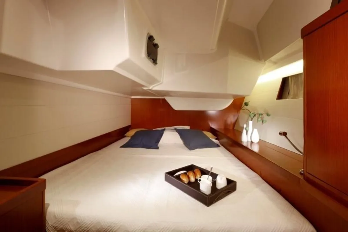 Cabin on Nabucco: Aft cabin #2 (Cabin charter - 2 pax) Fully Crewed, ALL EXPENSES, a Beneteau Oceanis 48 sailboat at Grad Ka…
